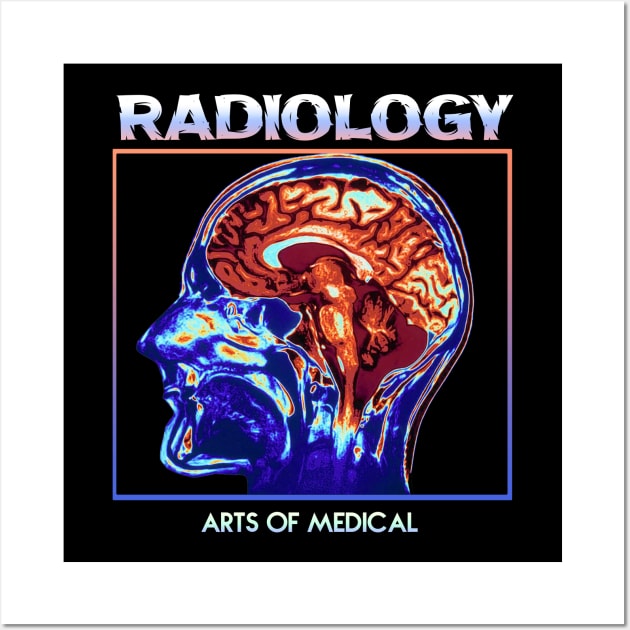 Radiology MRI Brain Art of Medical Wall Art by Ajat-D